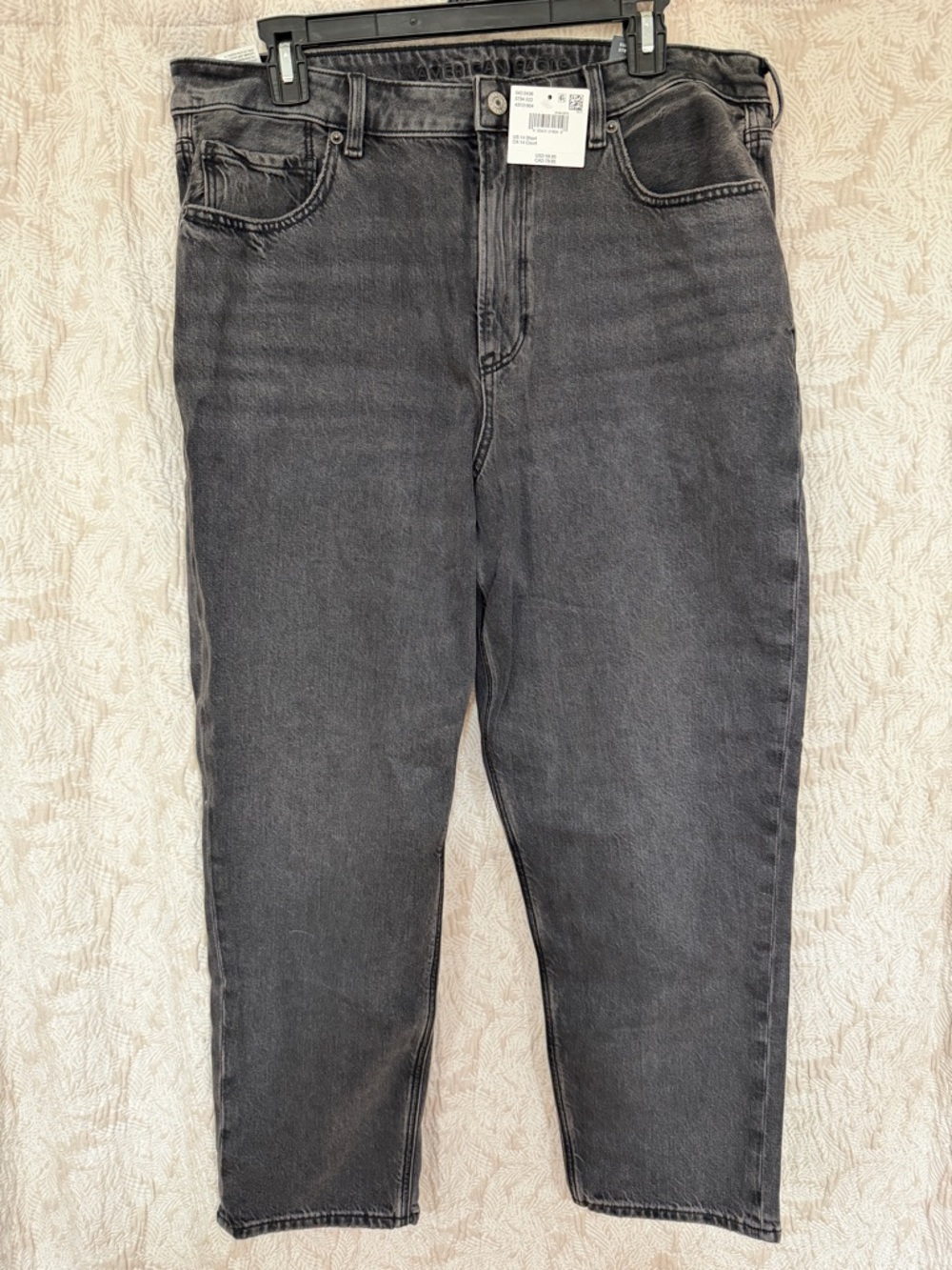American Eagle Outfitters Women's Boyfriend Jeans - Charcoal Gray